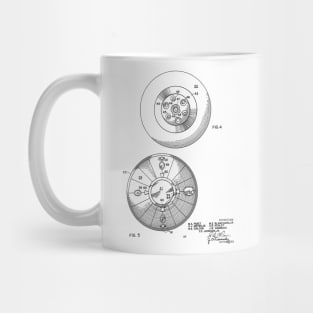 Space Capsule Vintage Patent Hand Drawing Mug